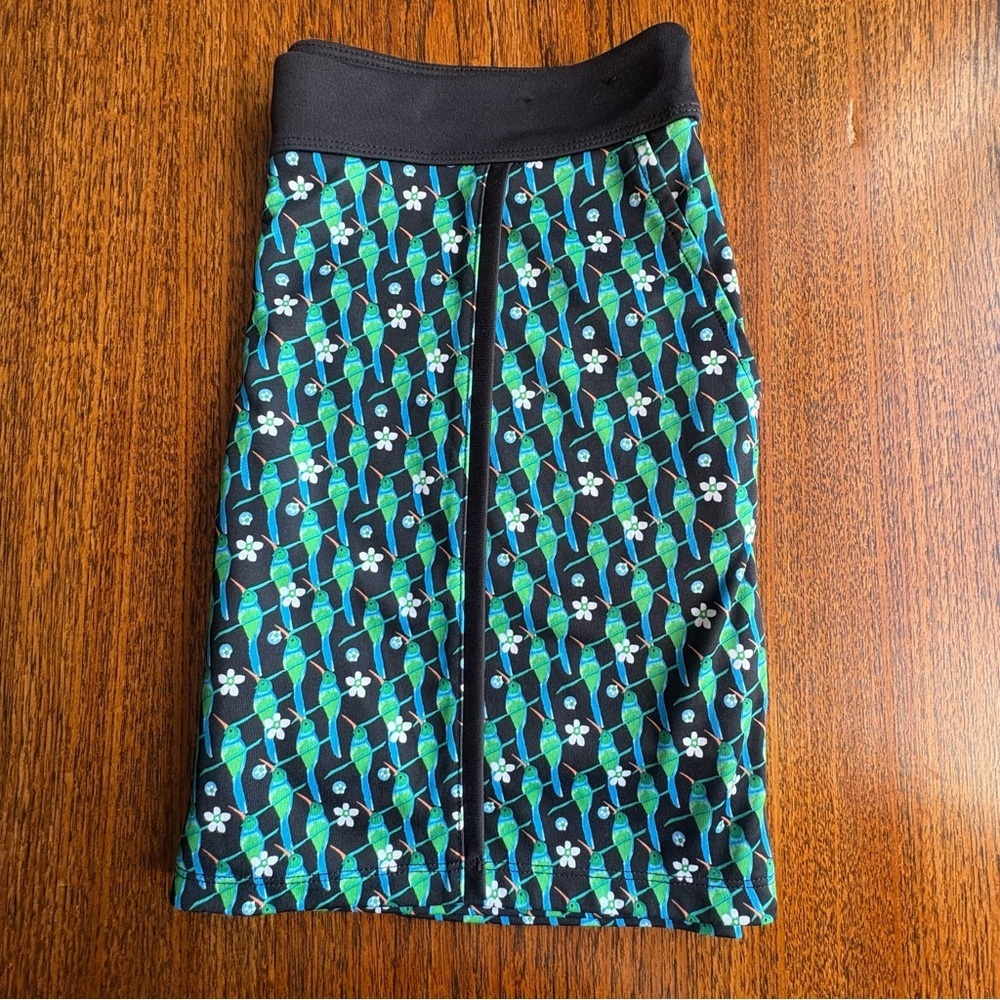 WOMENS HUMMINGBIRD PRINT WRAP GOLF/TENNIS SKORT SIZE MEDIUM - Picture 5 of 11